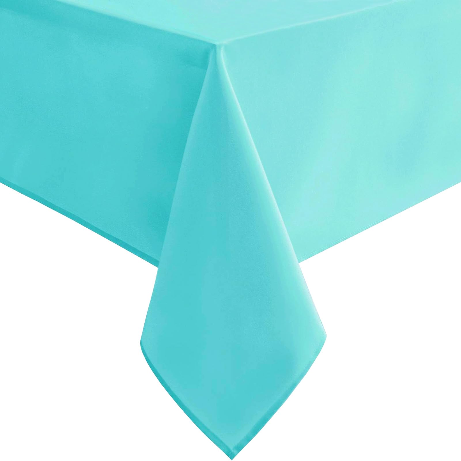 Foto 2 pulgar | Mantel Hiasan Cuadrado Liso de Poliéster Impermeable 137 Cm color Aguamarina - Venta Internacional