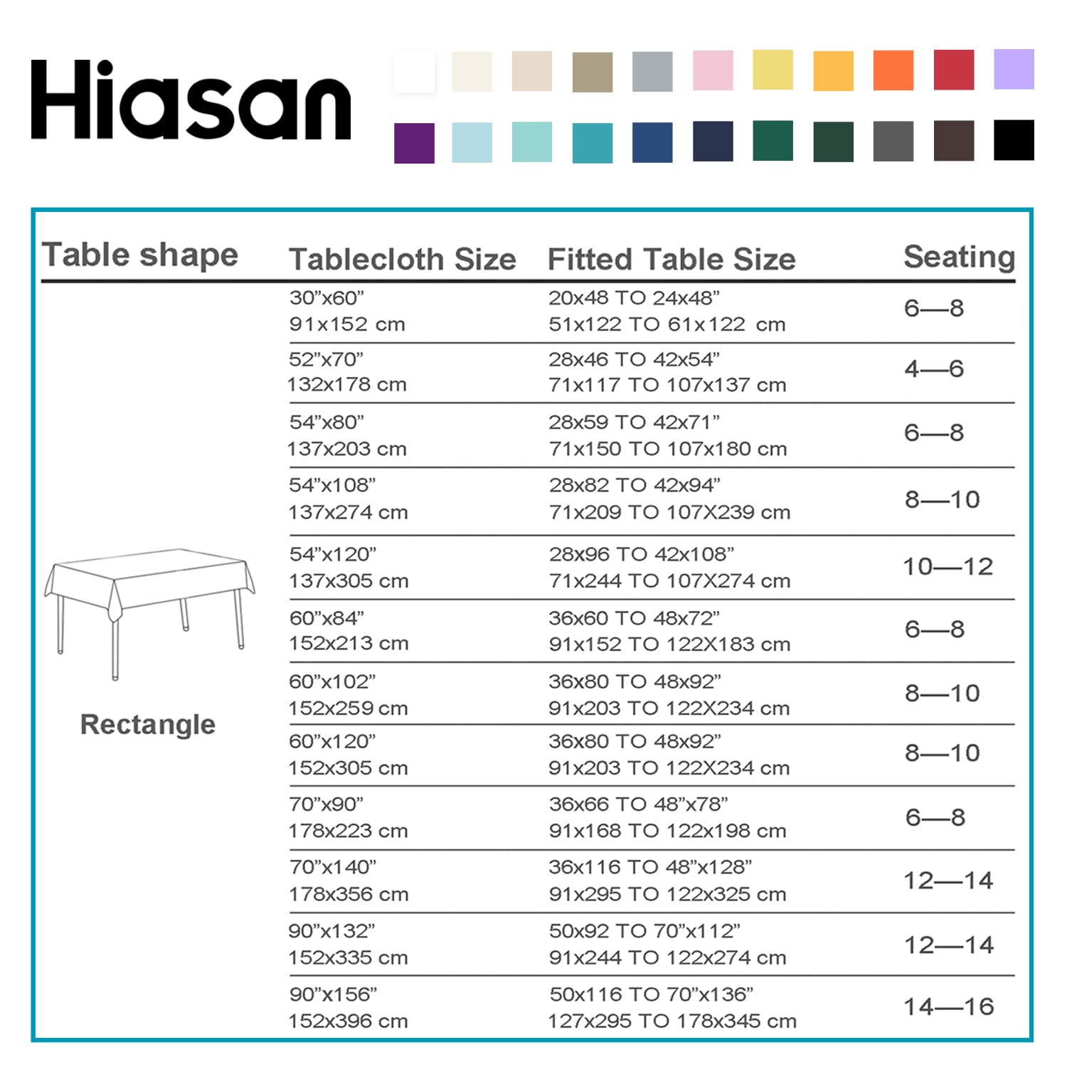 Foto 6 pulgar | Mantel Hiasan A Cuadros 152 X 305 cm Impermeable Turquesa - Venta Internacional