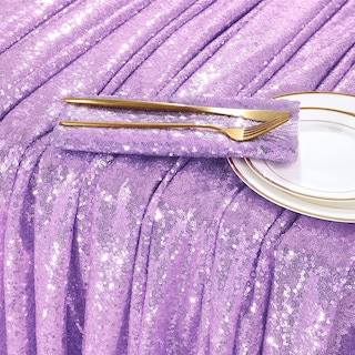 Foto 4 | Mantel Queen Dream Lavender Mermaid Party, 229 X 229 Cm, Lentejuelas - Venta Internacional.