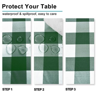 Foto 4 | Mantel Hiasan Impermeable 2 Unidades 152x259 Cm - Venta Internacional
