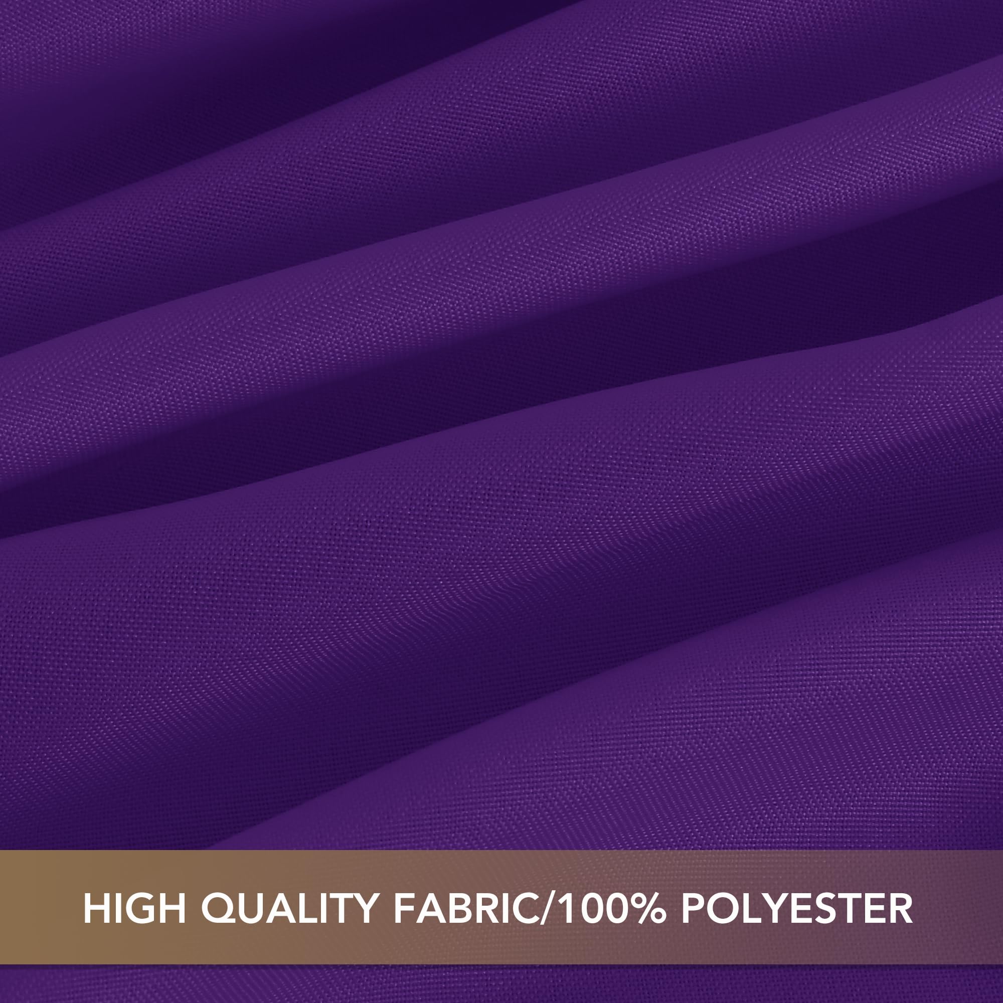 Foto 6 | Mantel Rectangular Sancua Para Mesas De 6 Pies, Paquete De 6, Color Morado - Venta Internacional.