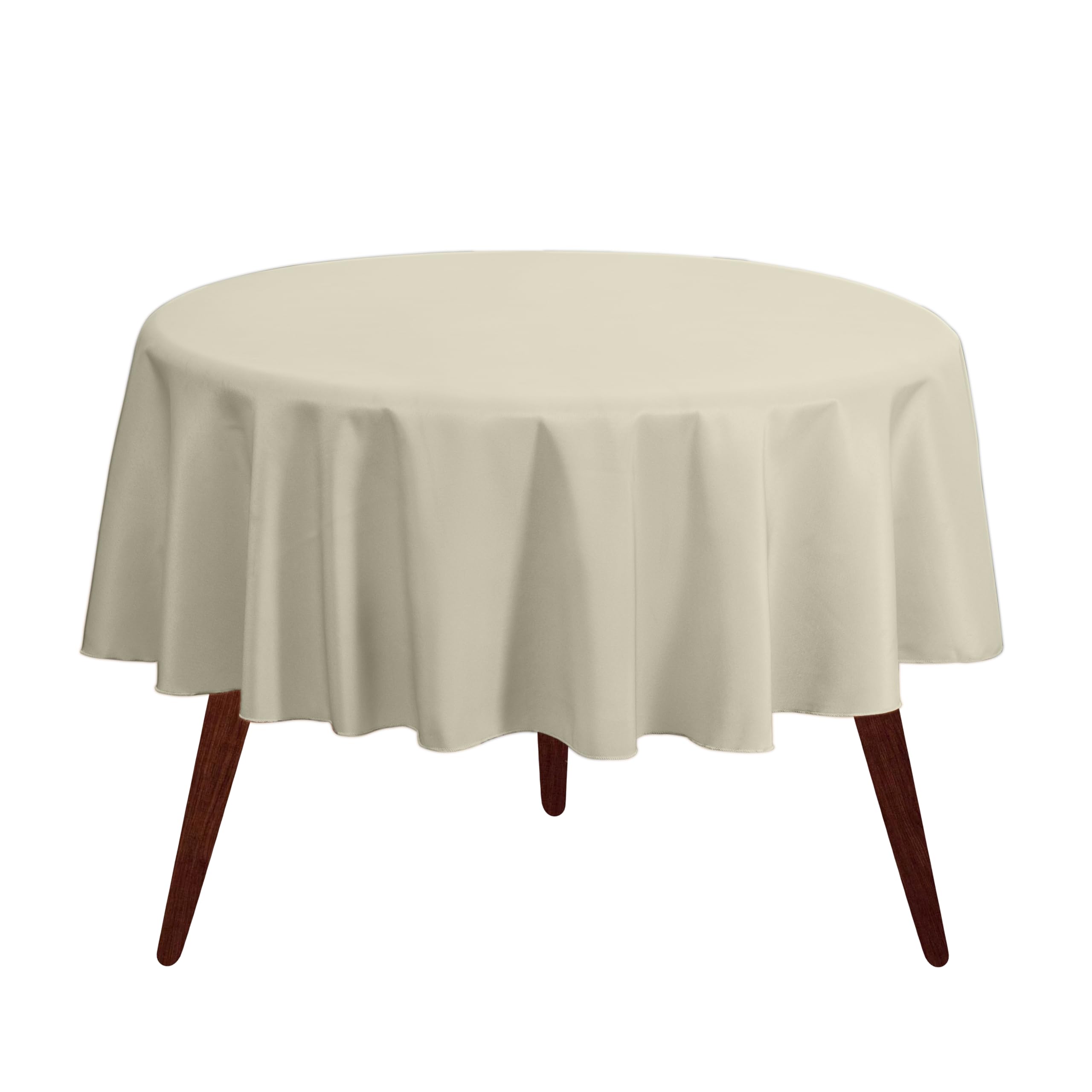 Foto 2 pulgar | Mantel Gee Di Moda, 70 Pulgadas, Color Marfil, Para Mesa Redonda De 60 A 120 Cm - Venta Internacional.