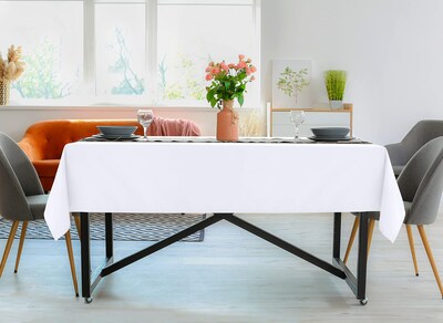 Foto 7 | Mantel Rectangular Utopia Kitchen, 60 X 126 Pulgadas, Blanco, Paquete De 2 - Venta Internacional.