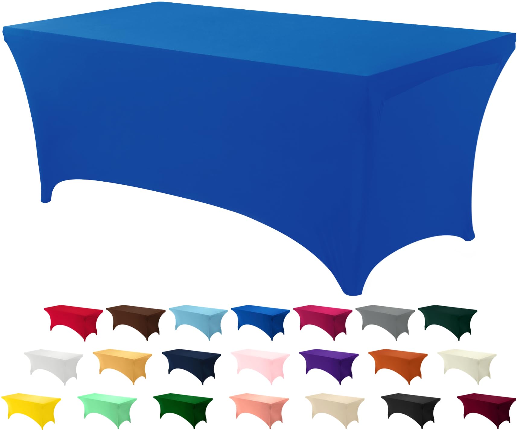 Foto 1 | Mantel Utopia Kitchen De 6 Pies De Elastano Azul Real, 200 G/m² - Venta Internacional.