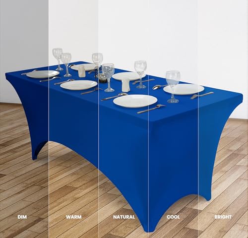 Foto 5 pulgar | Mantel Utopia Kitchen De 6 Pies De Elastano Azul Real, 200 G/m² - Venta Internacional.