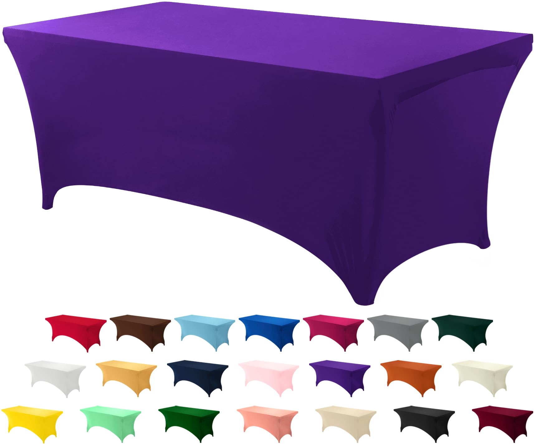 Foto 1 | Mantel Utopia Kitchen, 6 Pies, Elastano, Morado, 200 G/m², Elástico - Venta Internacional.