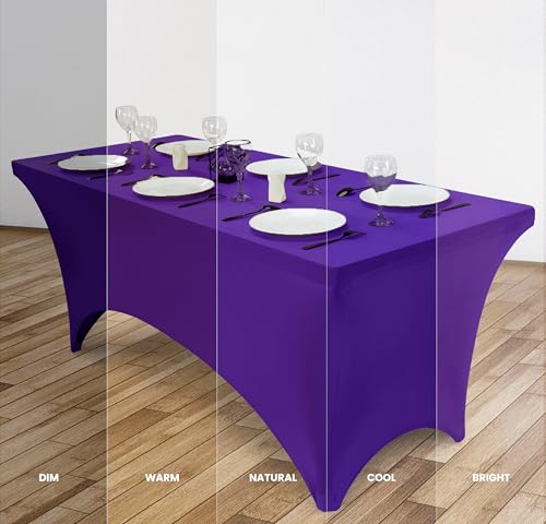 Foto 4 | Mantel Utopia Kitchen, 6 Pies, Elastano, Morado, 200 G/m², Elástico - Venta Internacional.