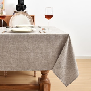 Foto 3 | Mantel Rectangular Ajustable De Lino Sintético 152 X 259 Cm, Paquete De 2 - Venta Internacional.