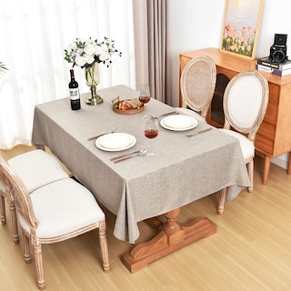 Foto 7 | Mantel Rectangular Ajustable De Lino Sintético 152 X 259 Cm, Paquete De 2 - Venta Internacional.