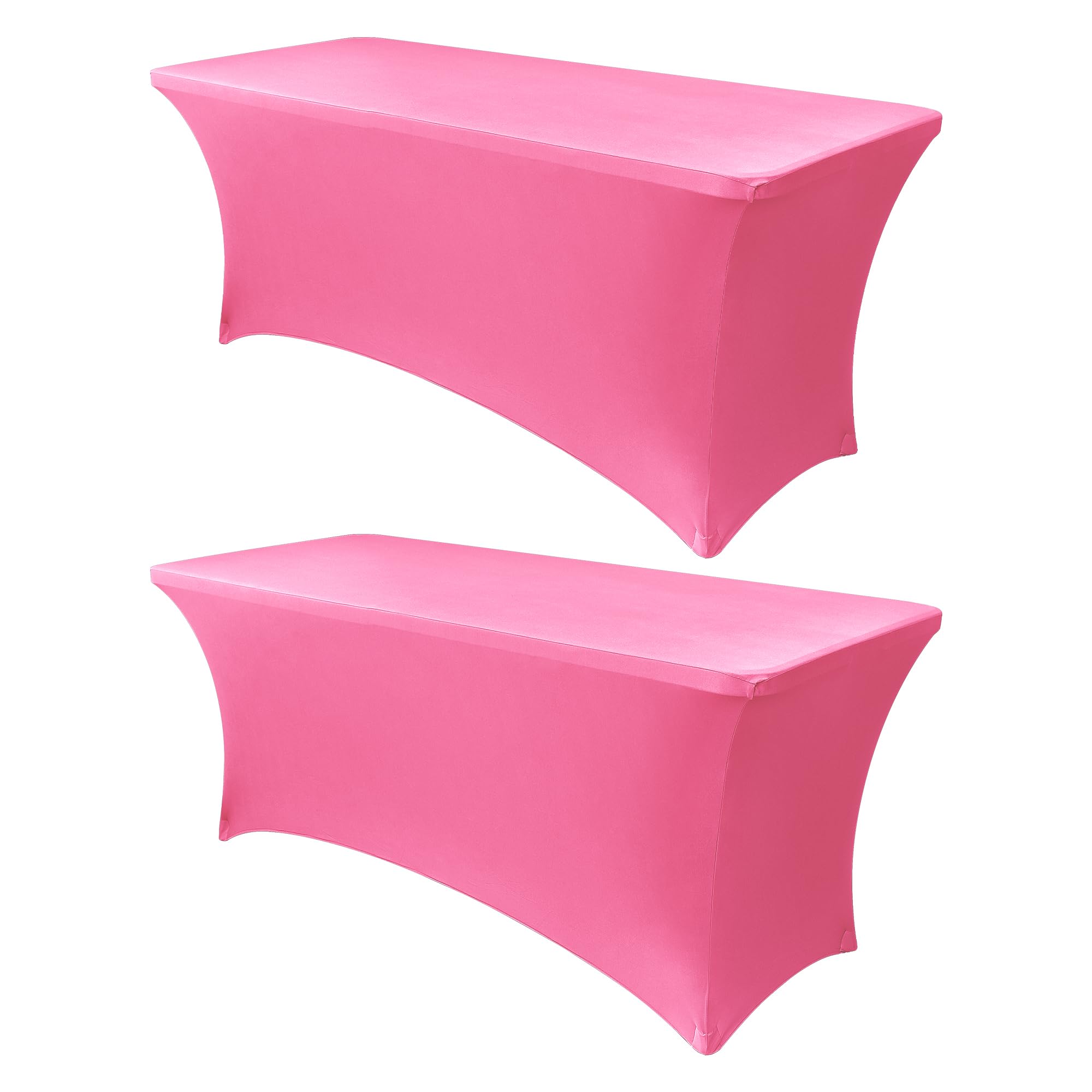 Foto 2 pulgar | Mantel Obstal Stretch Spandex De 6 Pies, Rosa Oscuro, 2 Unidades - Venta Internacional.