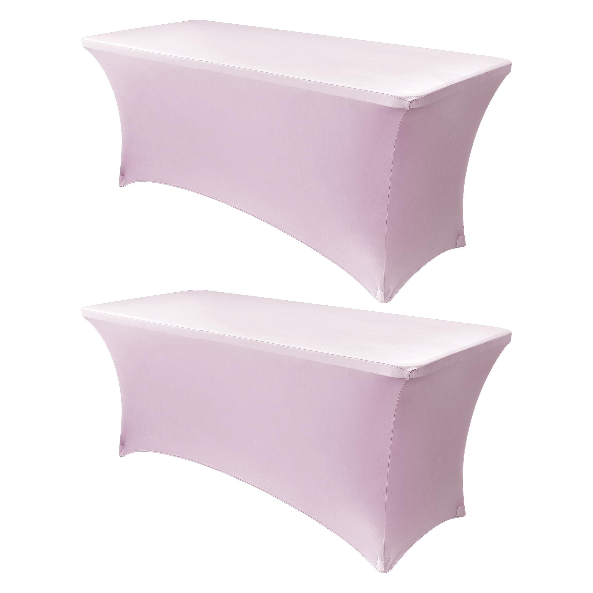 Foto 1 | Mantel Obstal Stretch Spandex De 6 Pies, Rosa Claro, 2 Unidades - Venta Internacional.