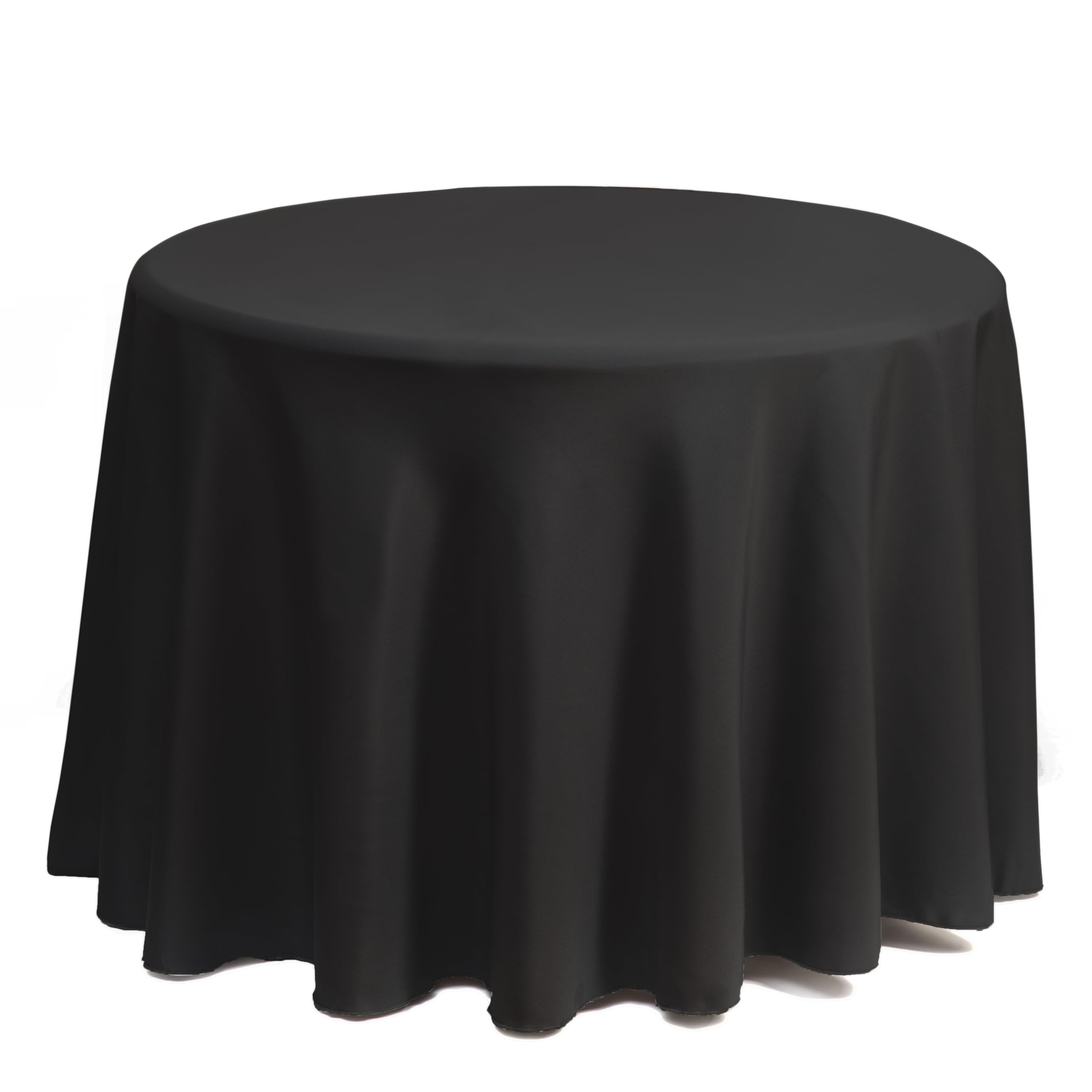Foto 3 pulgar | Mantel Redondo Gee Di Moda De 70 Pulgadas Negro Para Mesa De 60 A 120 Cm - Venta Internacional.