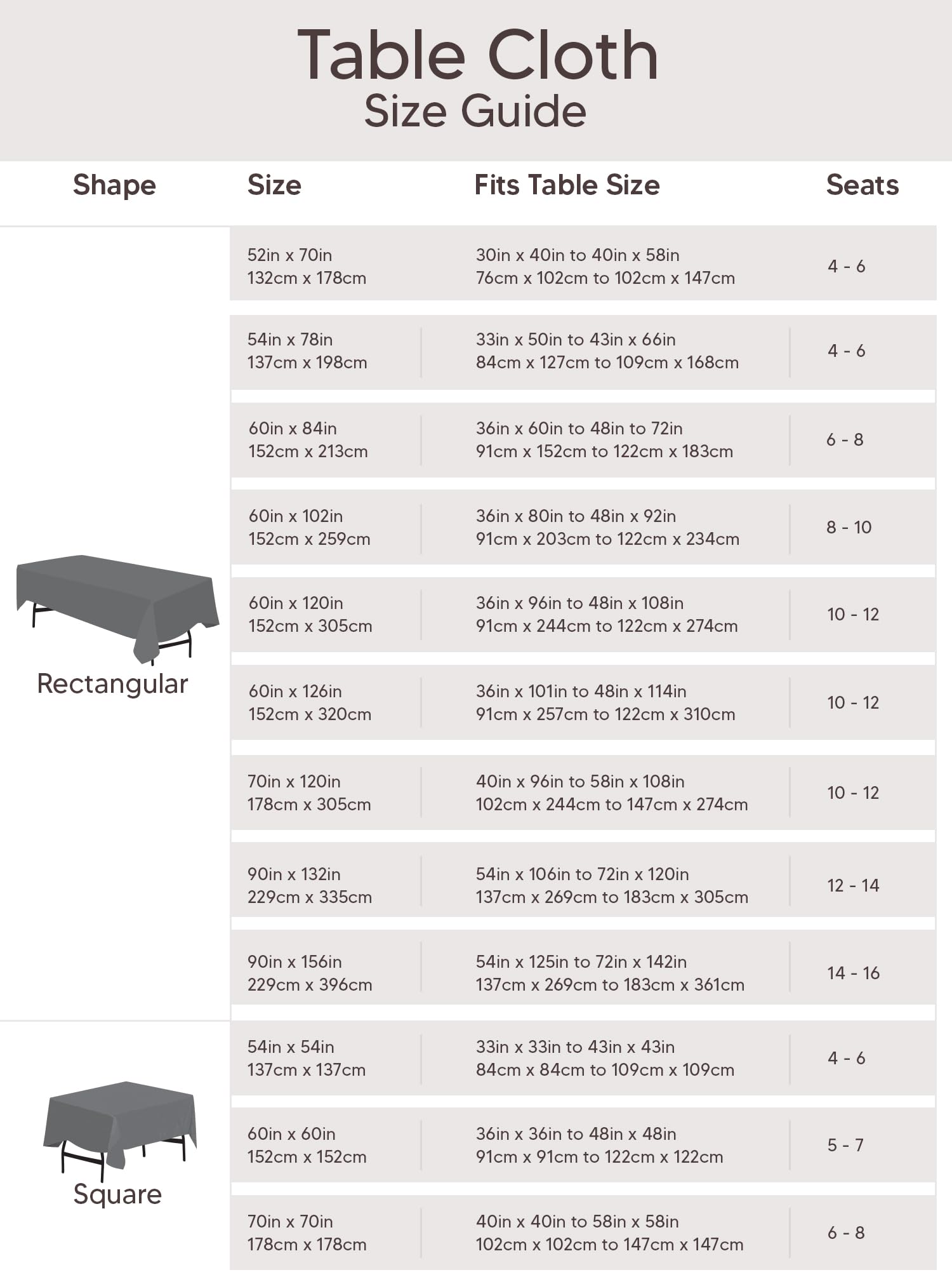 Foto 4 | Mantel Cuadrado Utopia Kitchen, 54 X 54 Pulgadas, Poliéster Negro, X2 - Venta Internacional.