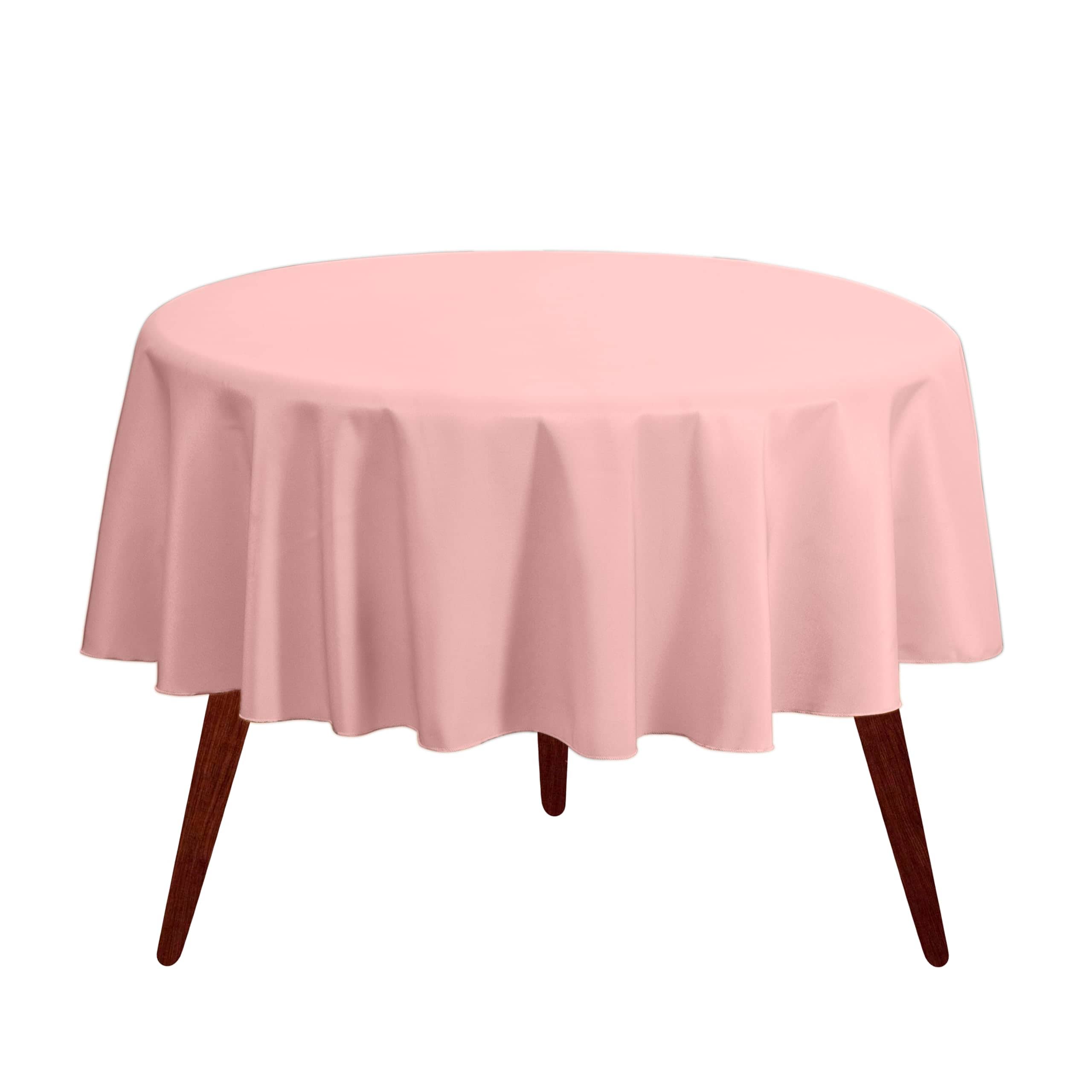 Mantel Redondo Gee Di Moda De 70 Pulgadas, Rosa, Para Mesa De 60 A 120 Cm - Venta Internacional. $709