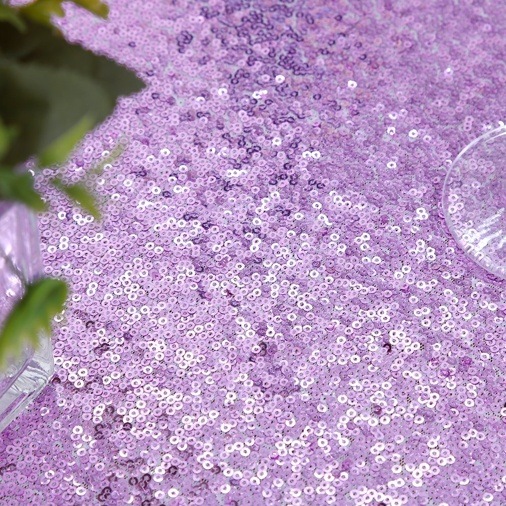 Foto 6 | Mantel De Lentejuelas B-cool Para Bodas, Color Lavanda, Lila, 152 X 259 Cm - Venta Internacional.