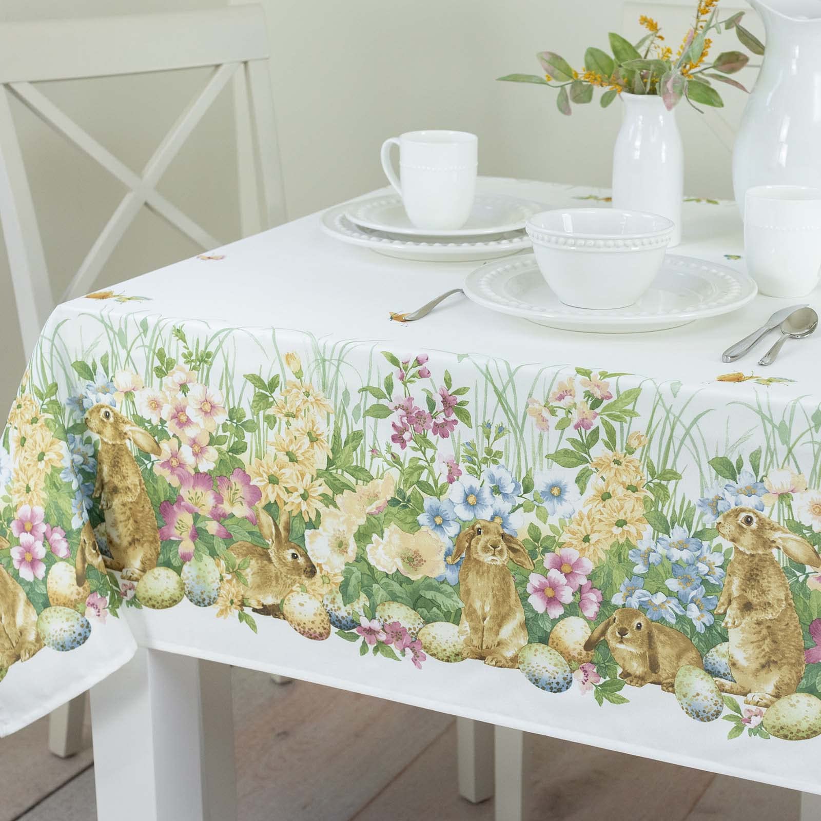 Foto 6 pulgar | Mantel Benson Mills Blooming Bunnies Para Pascua, 152 X 305 Cm - Venta Internacional.