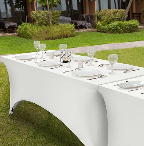 Foto 6 | Mantel Utopia Kitchen De 8 Pies De Spandex [1 Paquete, Blanco] 200 G/m² - Venta Internacional.