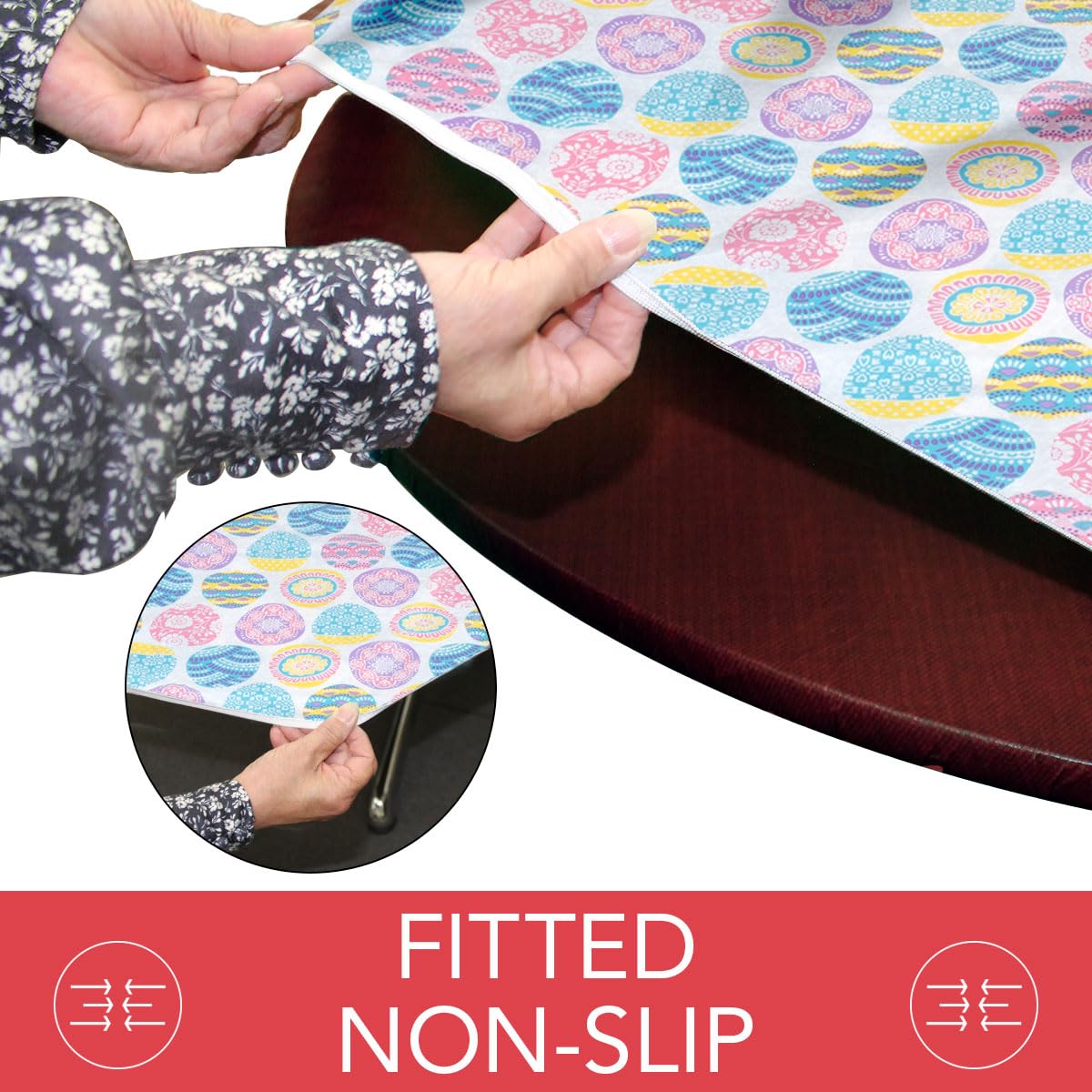 Foto 5 pulgar | Manteles De Mesa Para The Home Deluxe De Vinilo Con Estampado De Pascua - Venta Internacional.