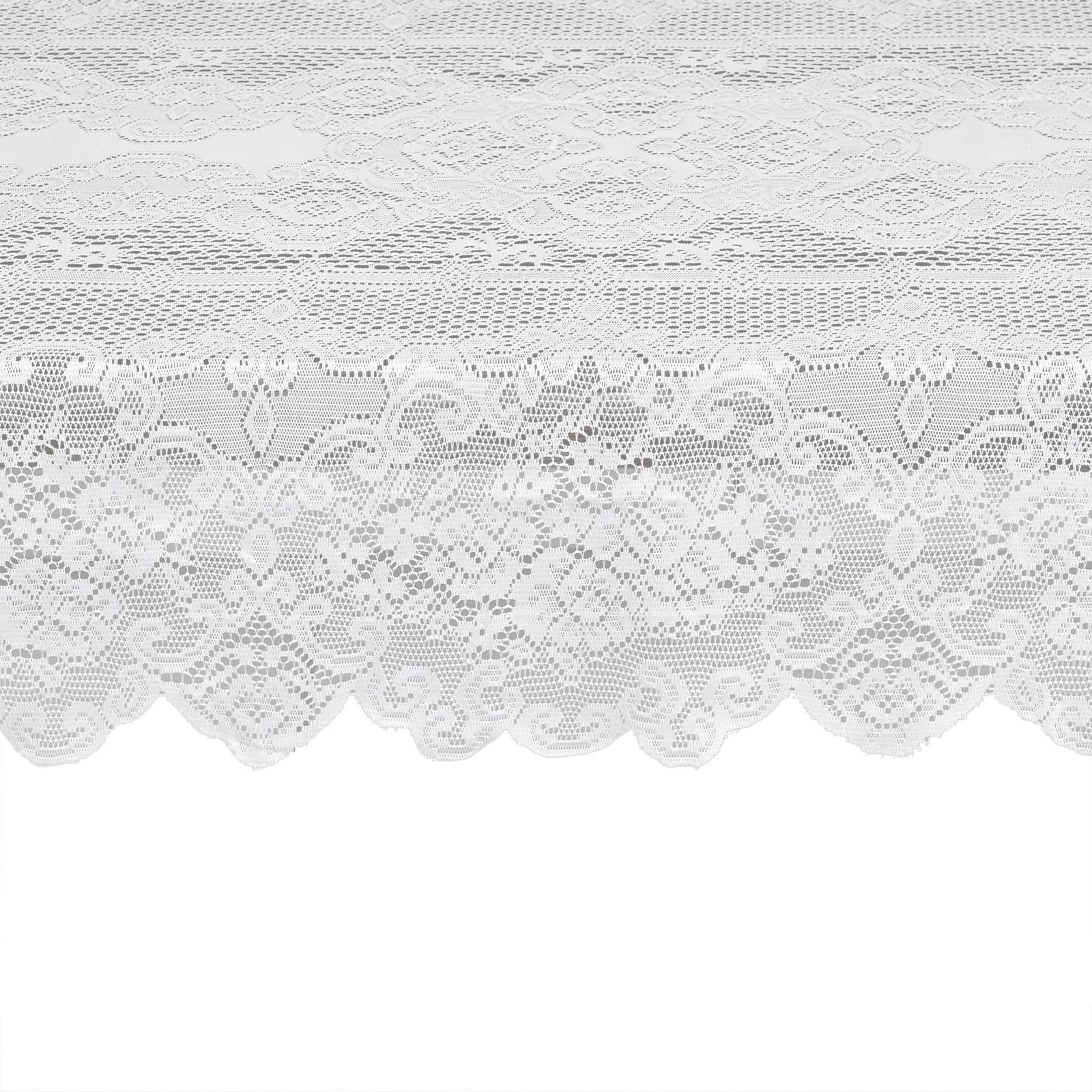 Foto 5 | Mantel Juvale De Encaje Blanco Para Mesas Rectangulares 152 X 246 Cm - Venta Internacional.