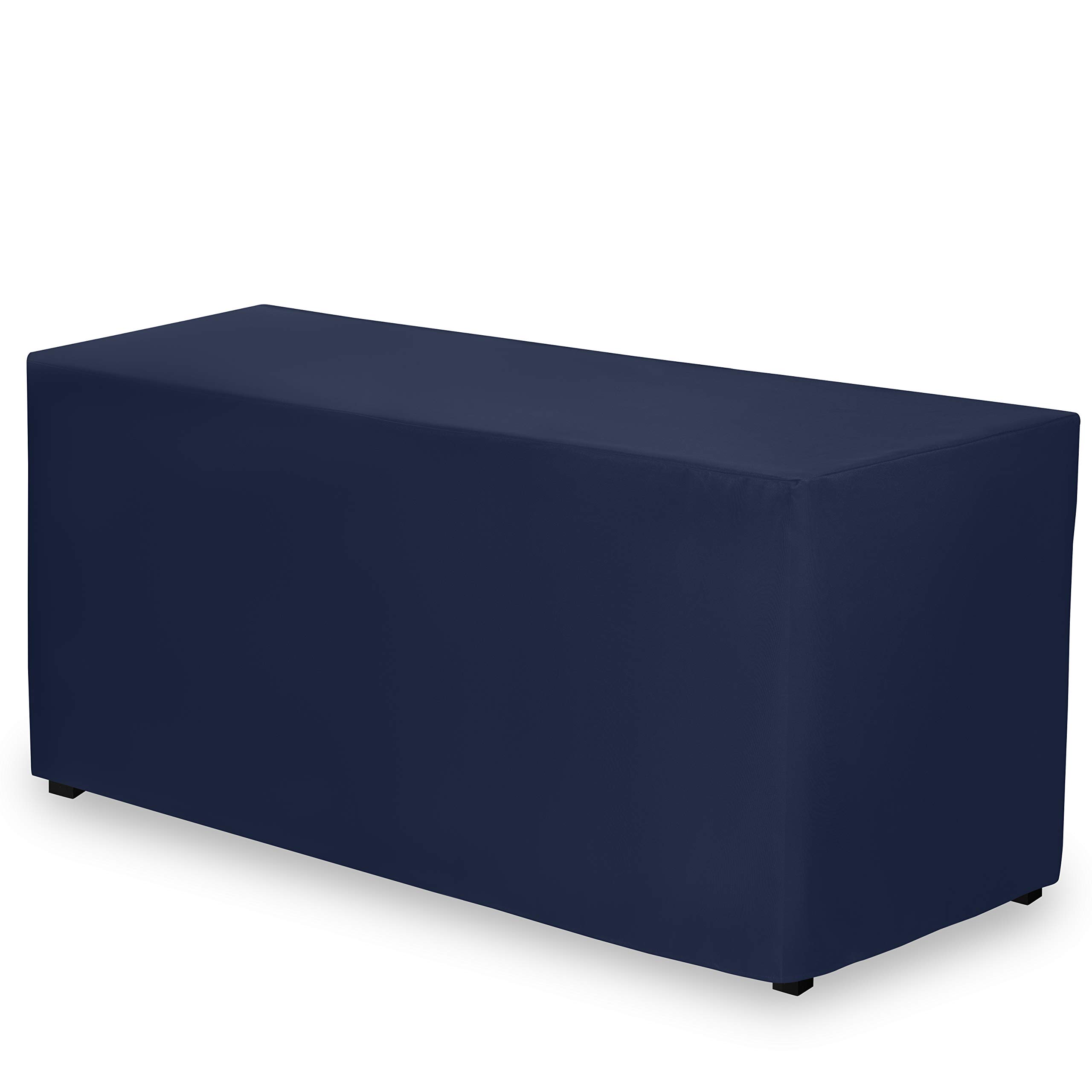 Mantel Gee Di Moda, Mesa Rectangular Ajustada De 6 Pies, Azul Marino - Venta Internacional.