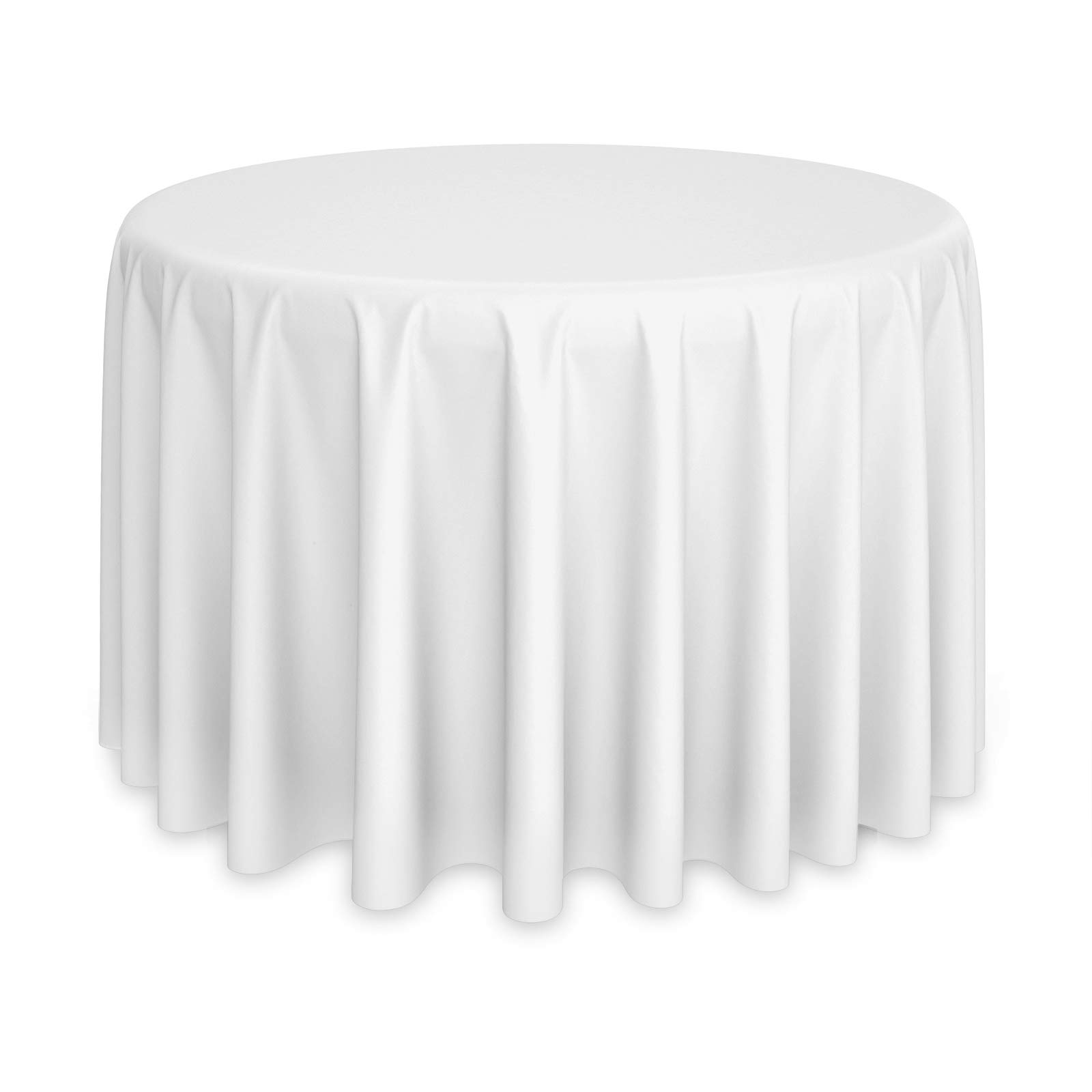 Mantel Lann's Linens 120 Redondo Blanco - Venta Internacional