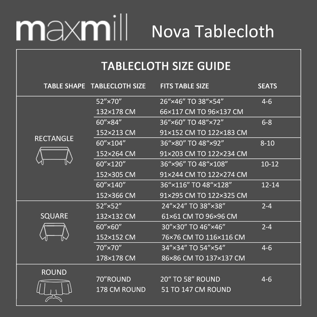 Foto 8 pulgar | Mantel para Mesa Verde Maxmill 178 cm-Venta Internacional