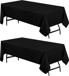 Foto 1 | Mantel Utopia Kitchen Negro 152 x 259 cm 2 Unidades - Venta Internacional