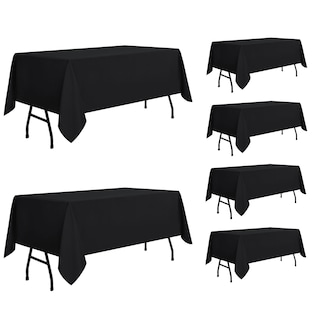 Foto 1 | Mantel para Mesa Negro Sancua 6 Piezas-Venta Internacional
