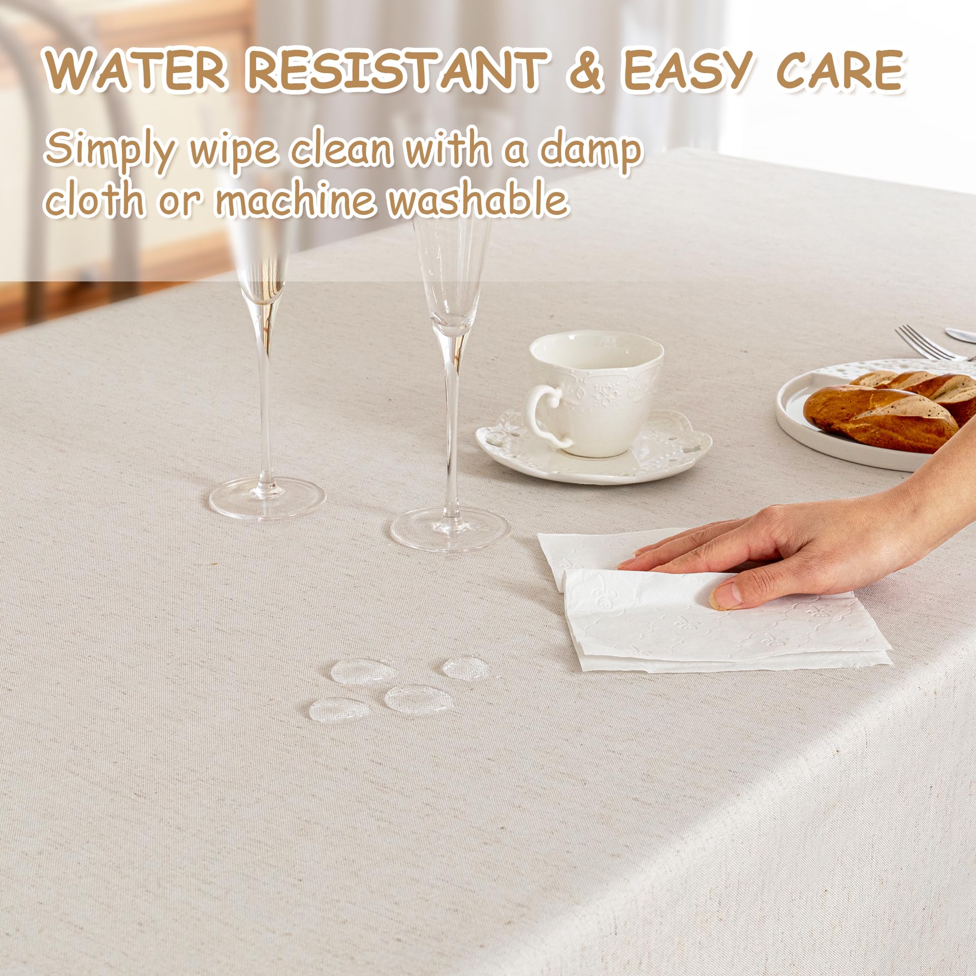 Foto 5 pulgar | Mantel para Mesa Beige Mysky Home 152 X 305 cm - Venta Internacional