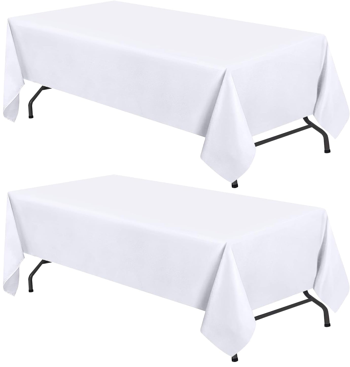 Foto 1 | Mantel Wealuxe Rectangular Blanco  2 Piezas - Venta Internacional