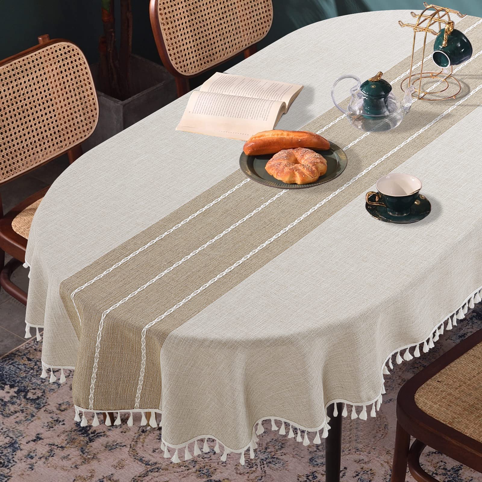 Foto 1 | Mantel para Mesa Beige Hombys 152 X 213 cm - Venta Internacional