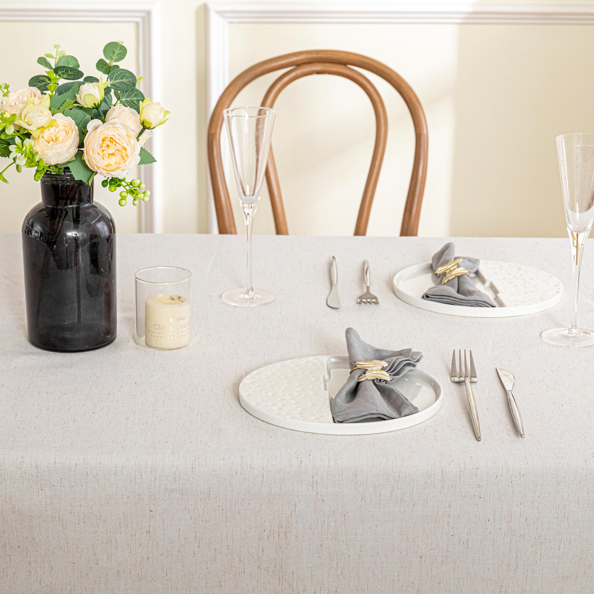 Foto 7 pulgar | Mantel para Mesa Beige Mysky Home 152 X 259 cm - Venta Internacional