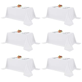 Foto 1 | Mantel para Mesa Blanco Fitable 6 Piezas-Venta Internacional