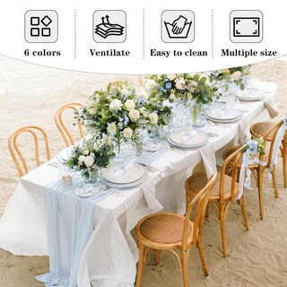 Foto 7 | Mantel para Mesa Blanco Fitable 6 Piezas-Venta Internacional