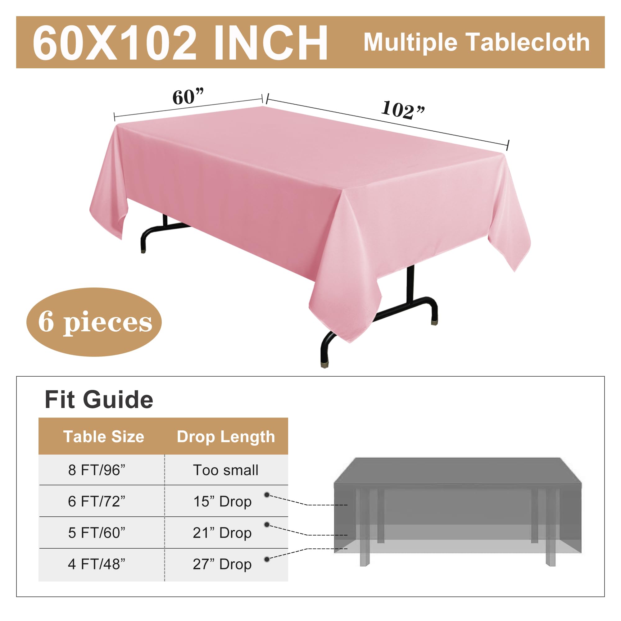 Foto 8 pulgar | Mantel para Mesa Rosa Sancua 2 Piezas-Venta Internacional
