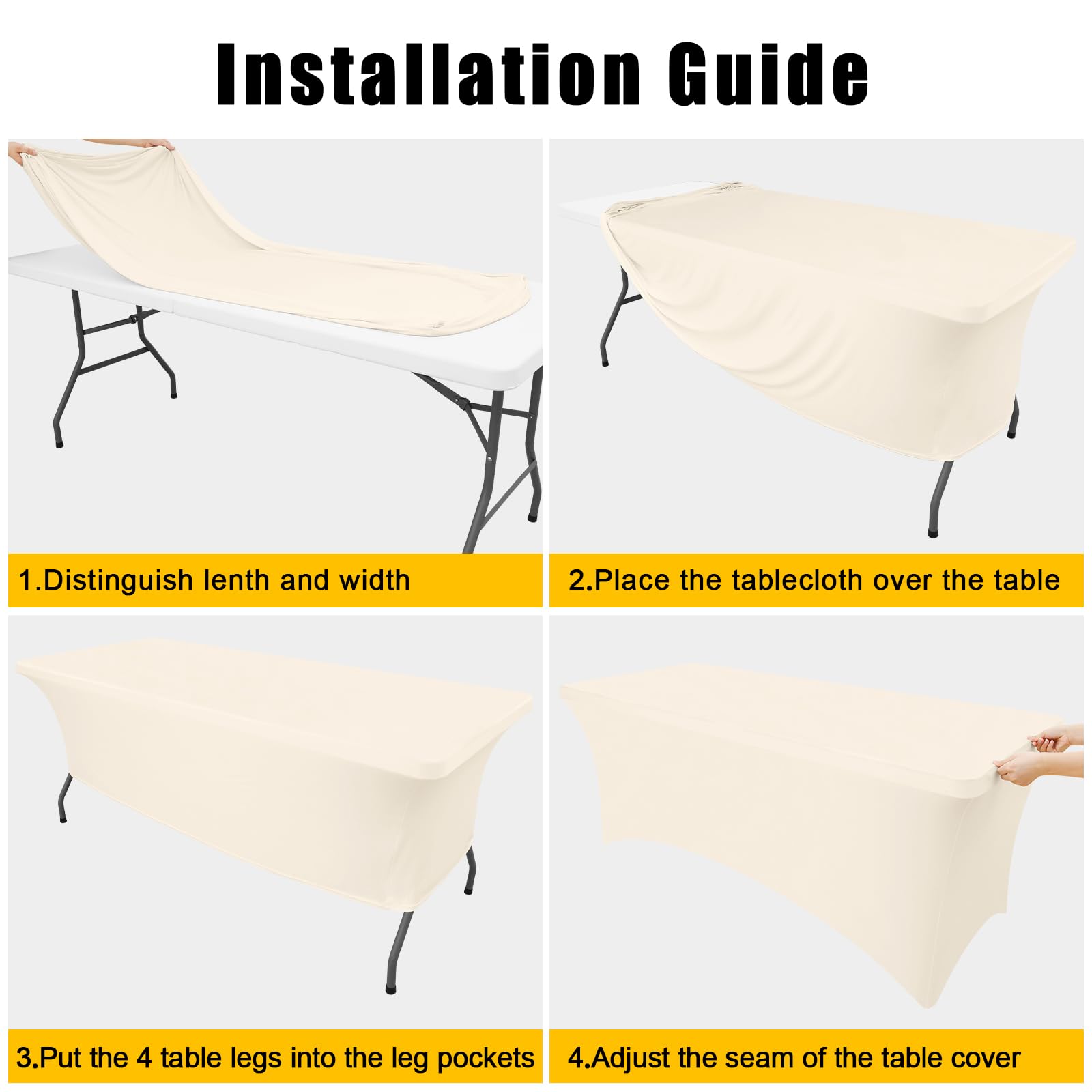 Foto 6 pulgar | Mantel Smiry 2 Piezas Beige - Venta Internacional