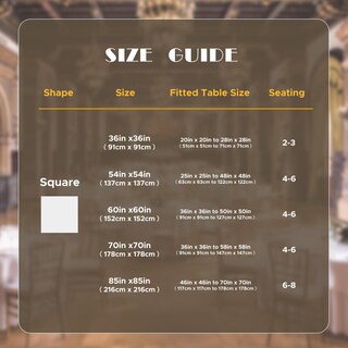 Foto 7 | Mantel para Mesa Blanco Sancua 2 Piezas-Venta Internacional