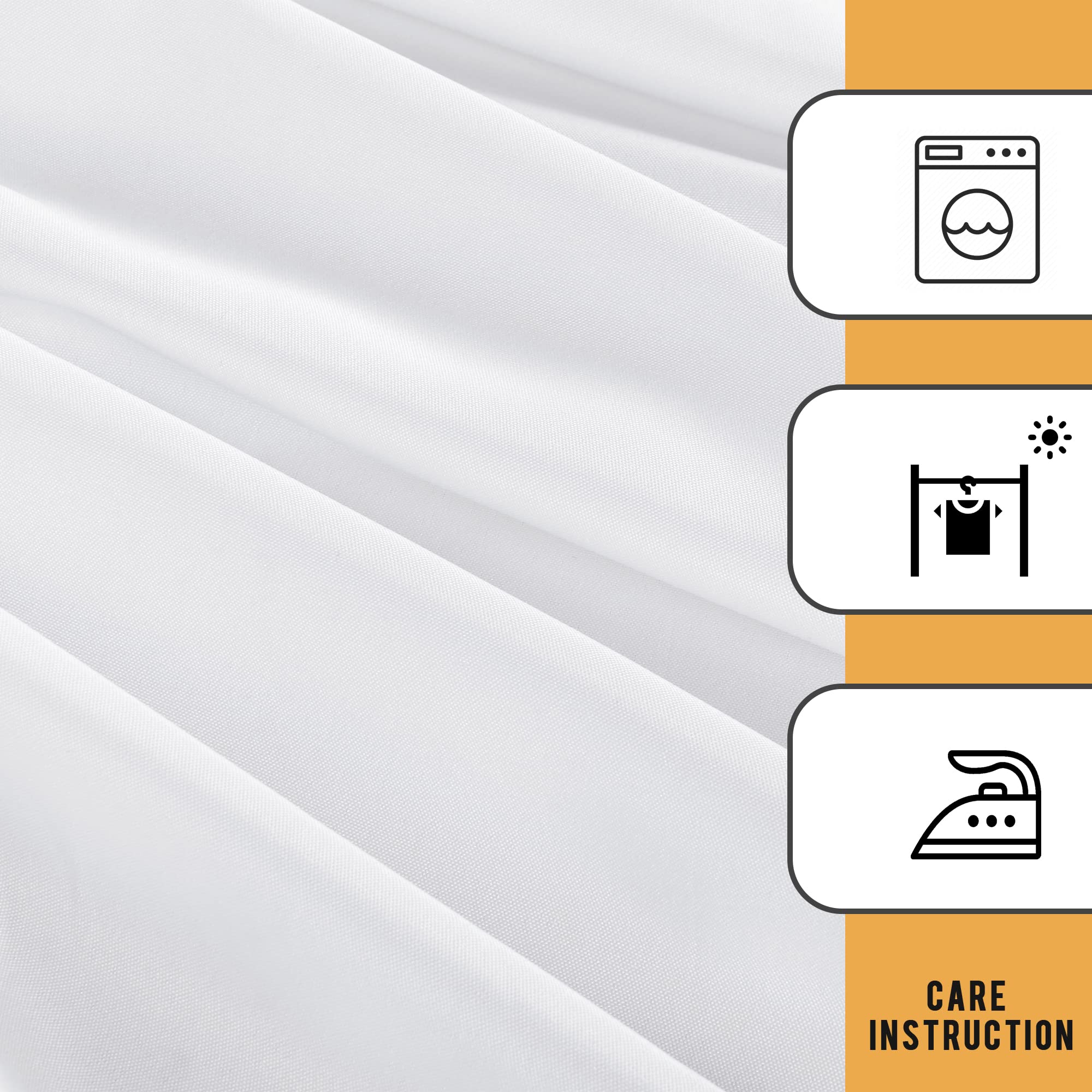 Foto 6 pulgar | Mantel para Mesa Blanco Obstal 77 x 183 cm 2 Piezas - Venta Internacional