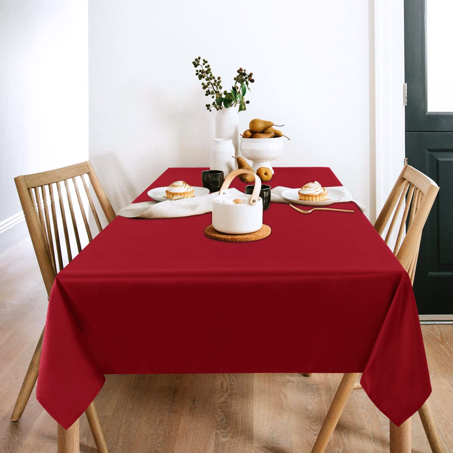 Foto 2 pulgar | Mantel para Mesa Roja Sancua 152 X 259 cm 2 Piezas - Venta Internacional