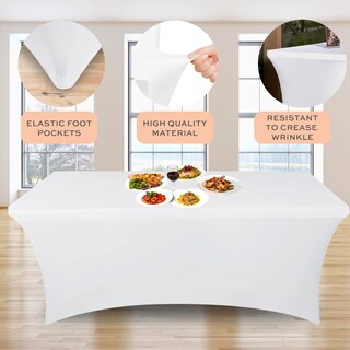 Foto 3 | Mantel para Mesa Blanco White Classic 2 Piezas-Venta Internacional