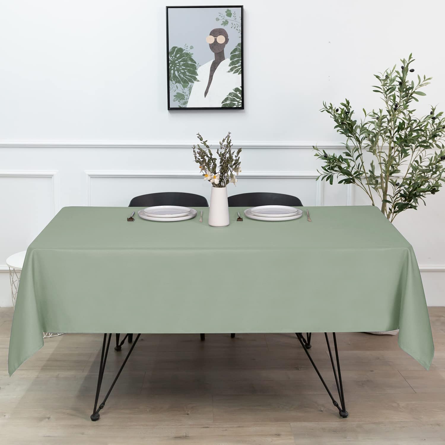 Mantel Sancua Rectangular 152x213 Cm Poliéster Antimanchas - Venta Internacional