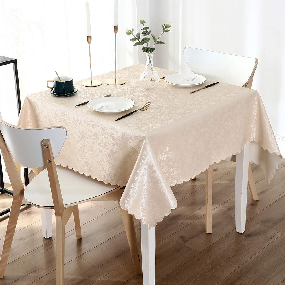 Foto 3 pulgar | Mantel Smiry Vinilo Impermeable Beige - Venta Internacional