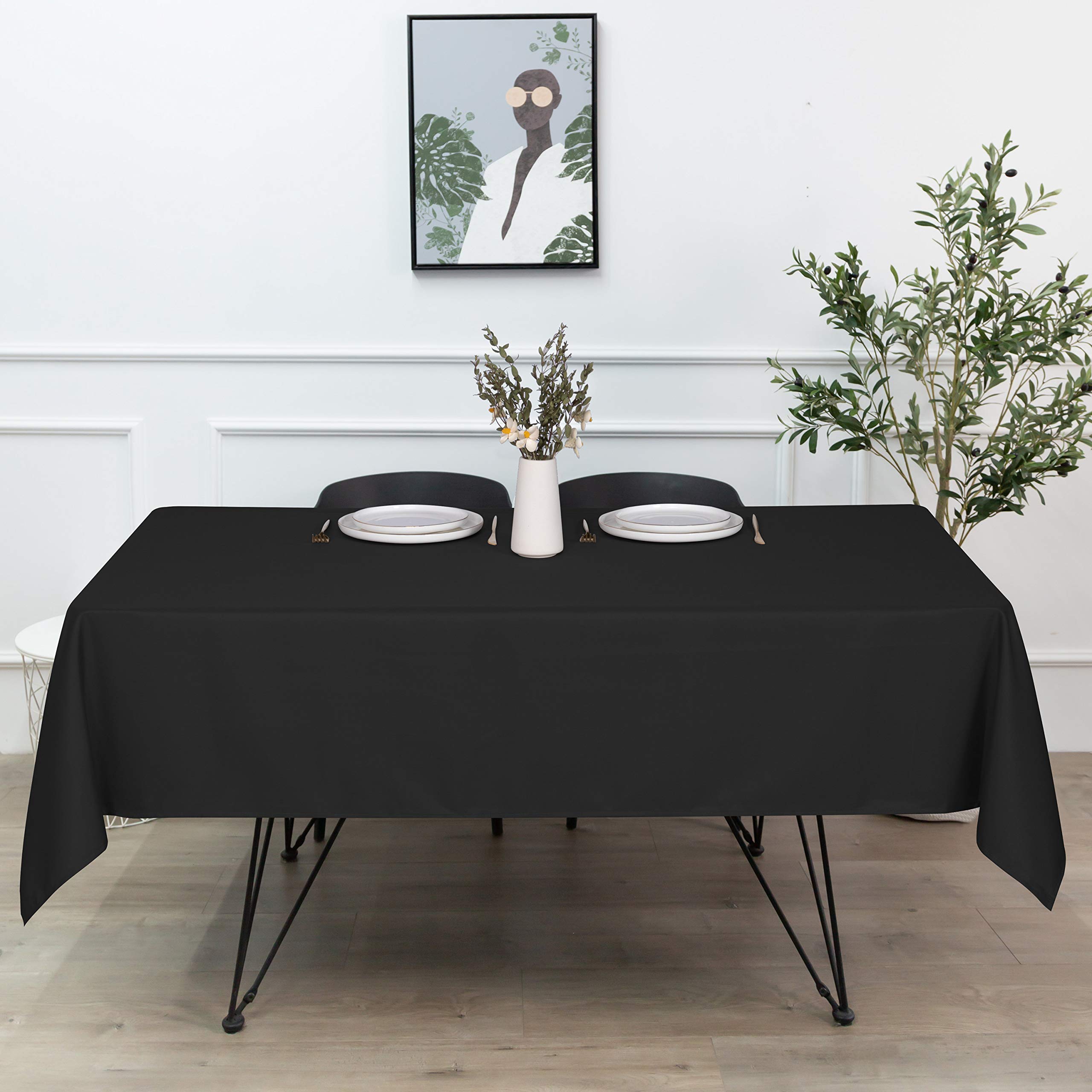 Foto 2 pulgar | Mantel Sancua Rectangular 70x90cm Poliéster Negro - Venta Internacional