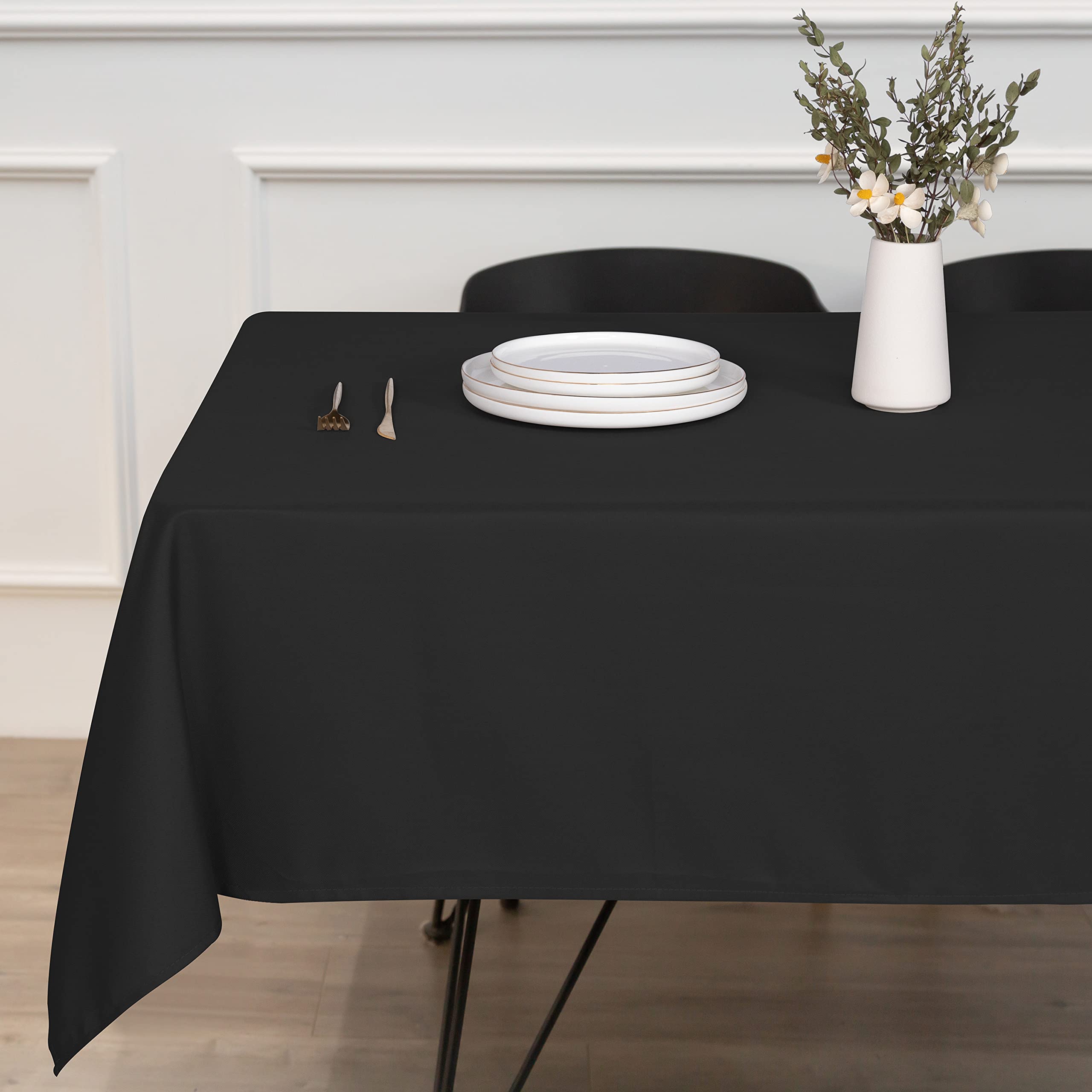 Foto 3 pulgar | Mantel Sancua Rectangular 70x90cm Poliéster Negro - Venta Internacional