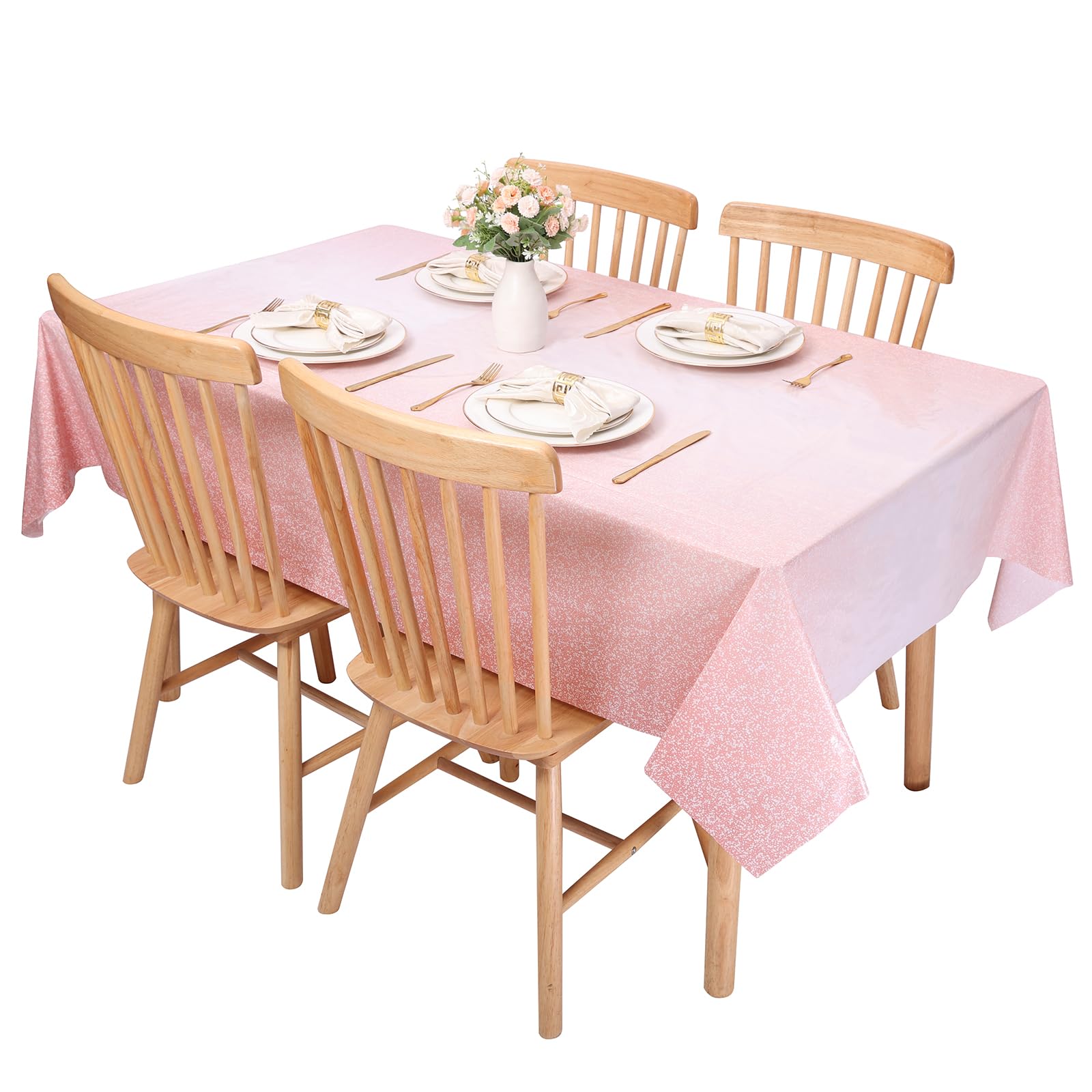 Foto 2 pulgar | Mantel Kesfey Ombre Oro Rosa 137 x 274 cm  3 Piezas  - Venta Internacional