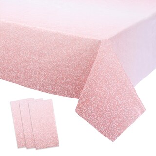 Foto 2 | Mantel Kesfey Ombre Oro Rosa 137 x 274 cm 3 Piezas - Venta Internacional