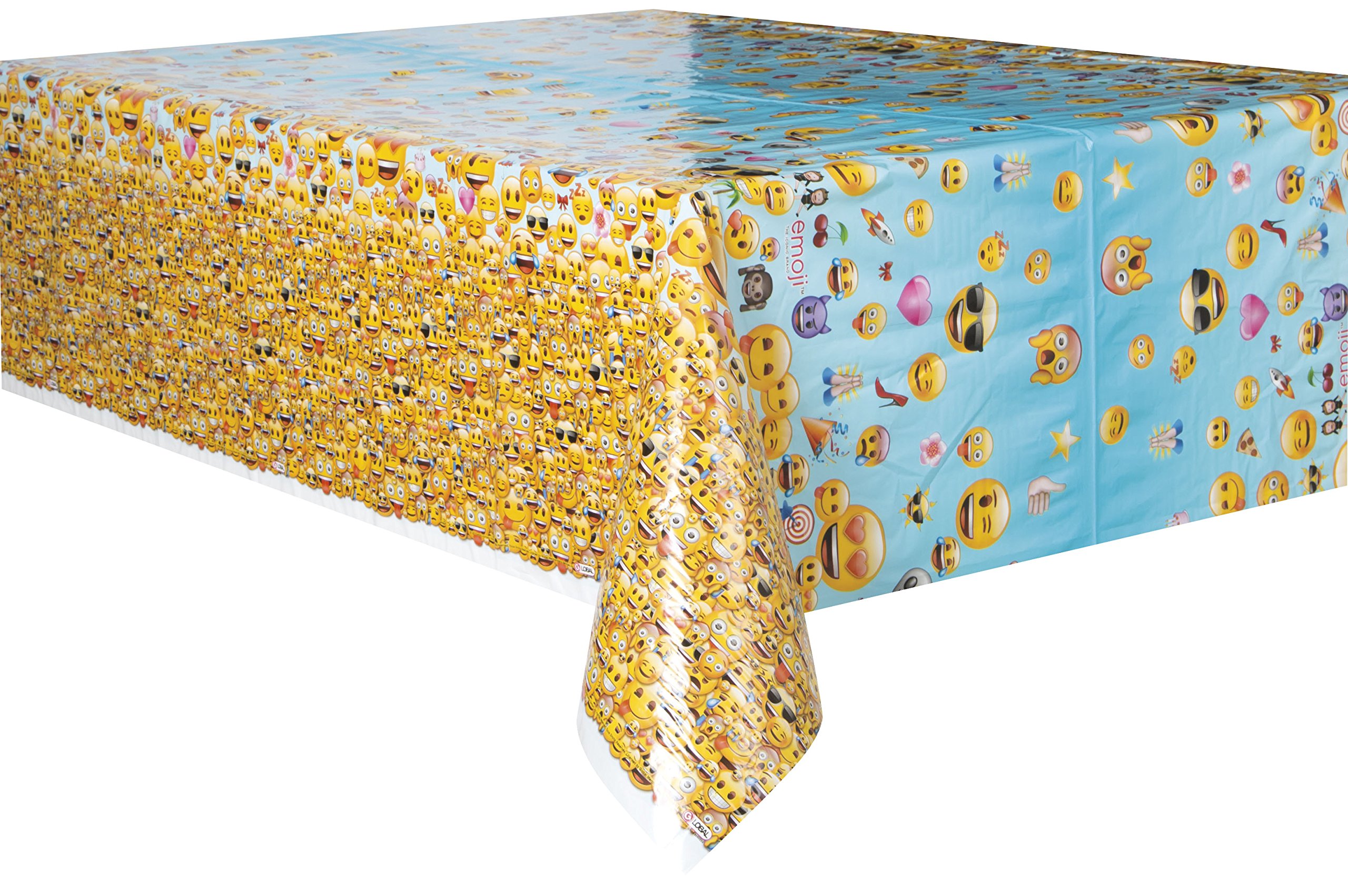 Mantel De Plástico Unique Emoji 213 X 137 Cm - Venta Internacional.