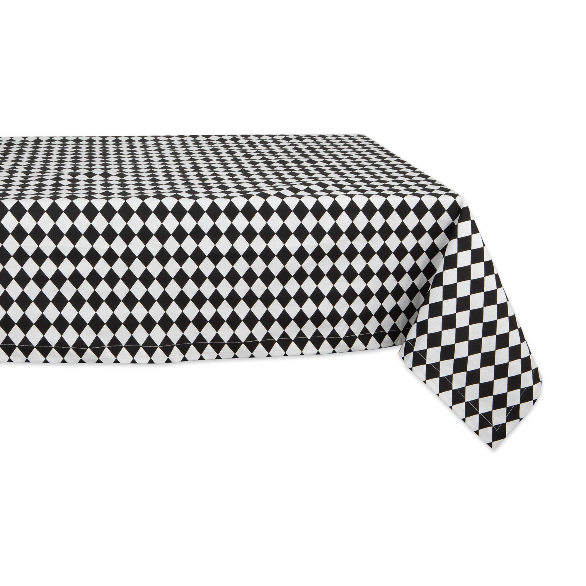 Foto 2 pulgar | Mantel Dii Harlequin 100% Algodón 52 X 52 Cm Negro Y Crema - Venta Internacional.