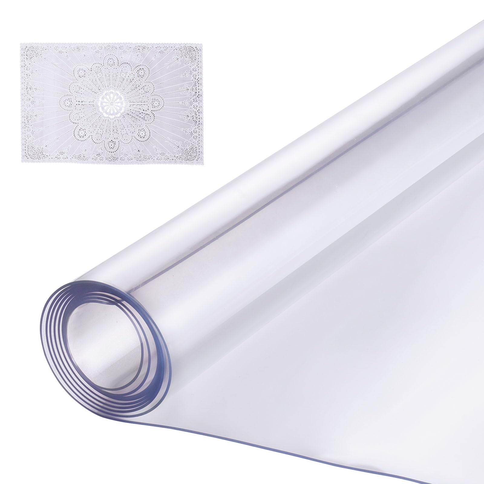 Foto 1 | Mantel Vevor Plastic 1372x1372 Mm Pvc Transparente 2.0 Mm - Venta Internacional.