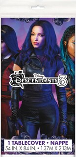 Foto 2 | Mantel De Mesa Unique Disney Descendants 3, Rectangular, 54 X 84 Cm - Venta Internacional.